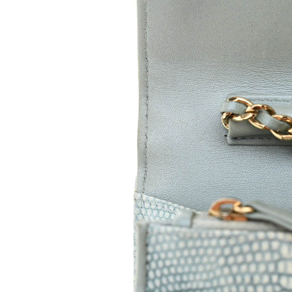 Lizard Wallet on Chain WOC Light Grey