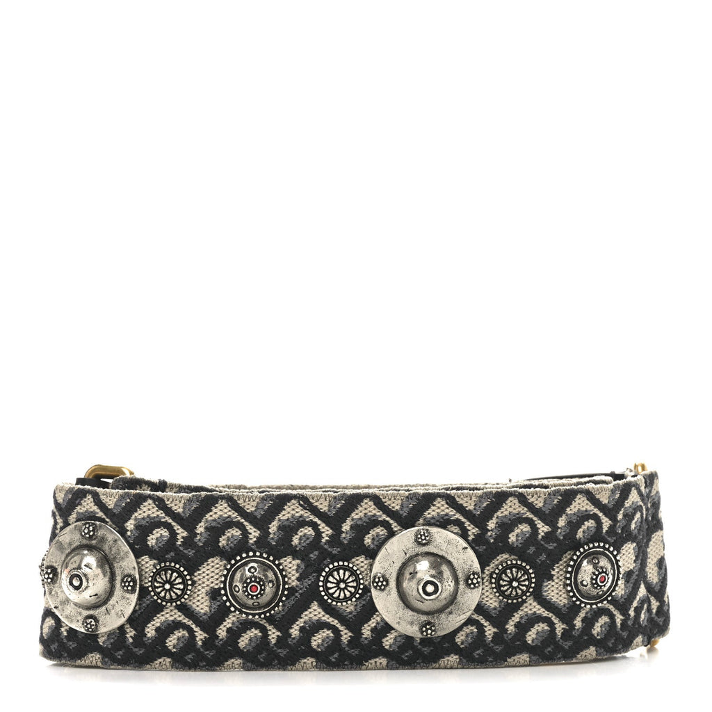 Oblique Studded Shoulder Strap Blue