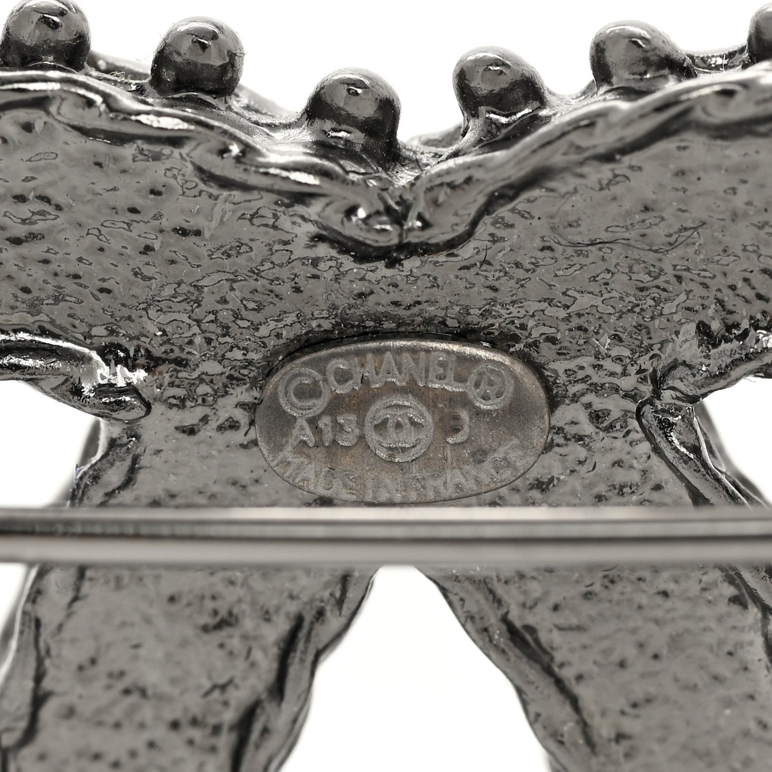 Ruthenium Crystal CC Brooch