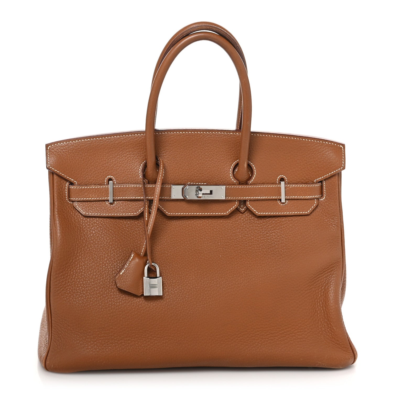 Taurillon Clemence Birkin 35 Gold