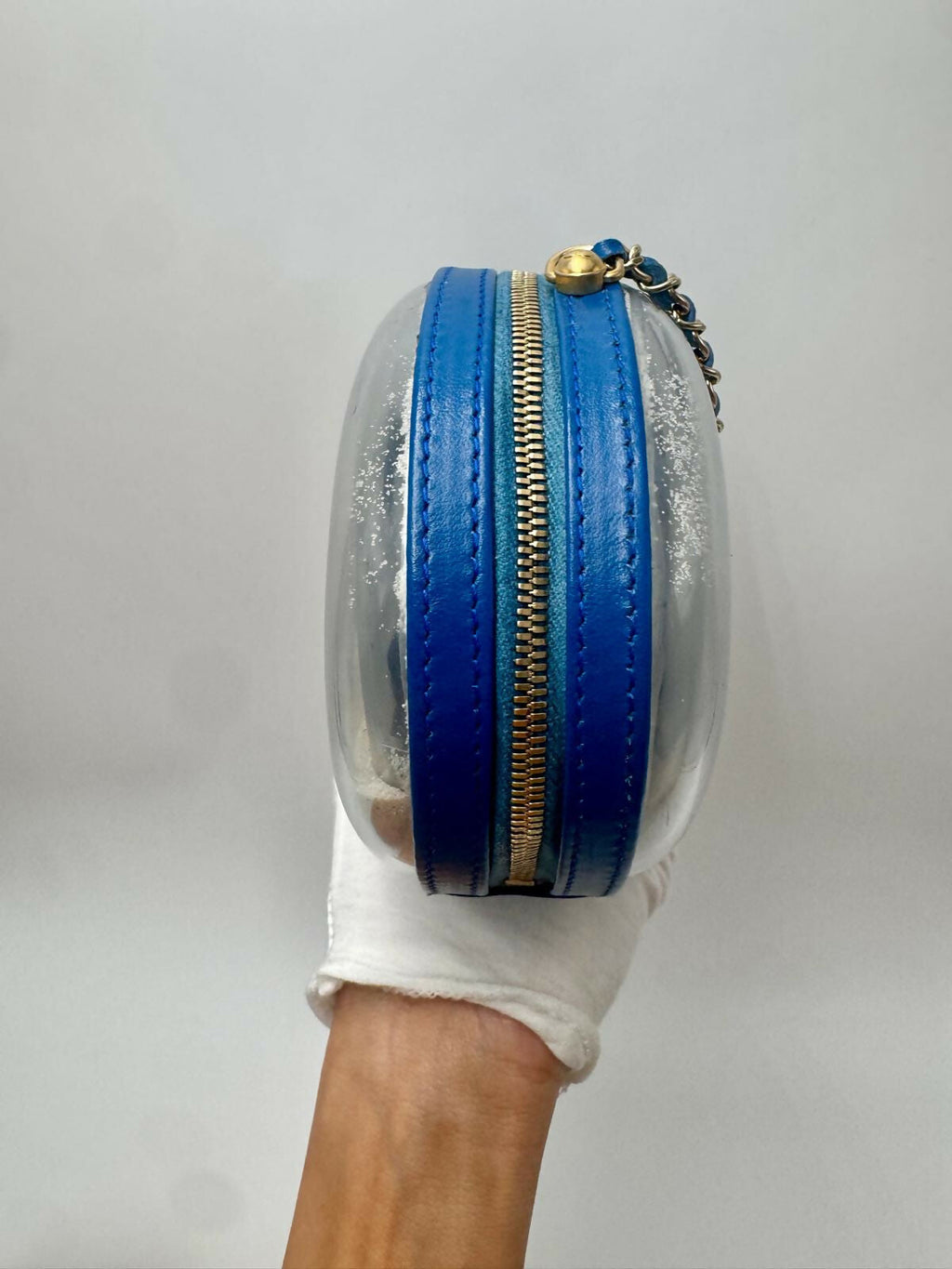 Chanel limited Edition PVC Sand Sphere Clutch Bag