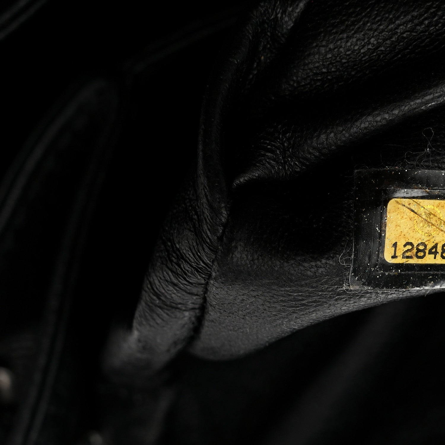 Caviar Quilted Accordion Mademoiselle Flap Black