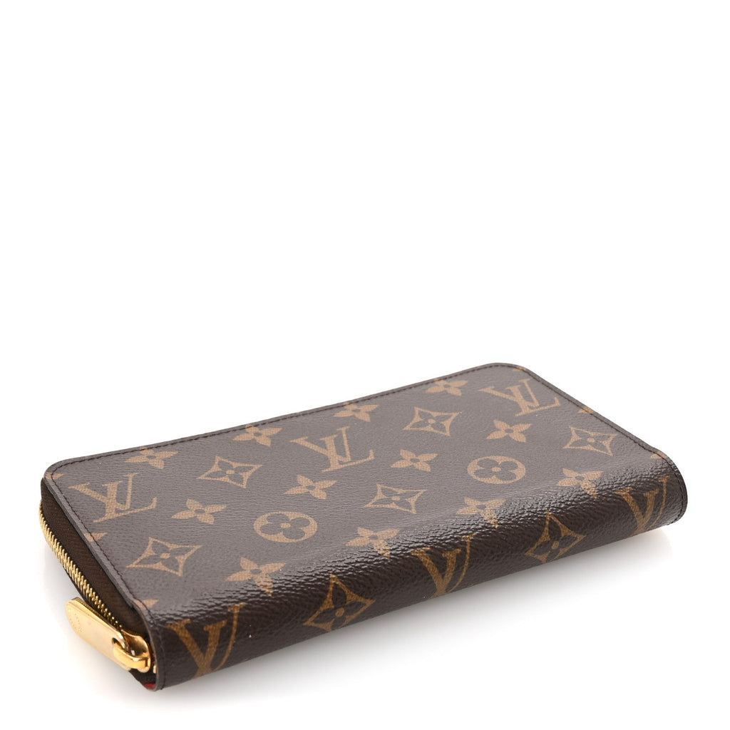 Monogram Zippy Wallet Coquelicot
