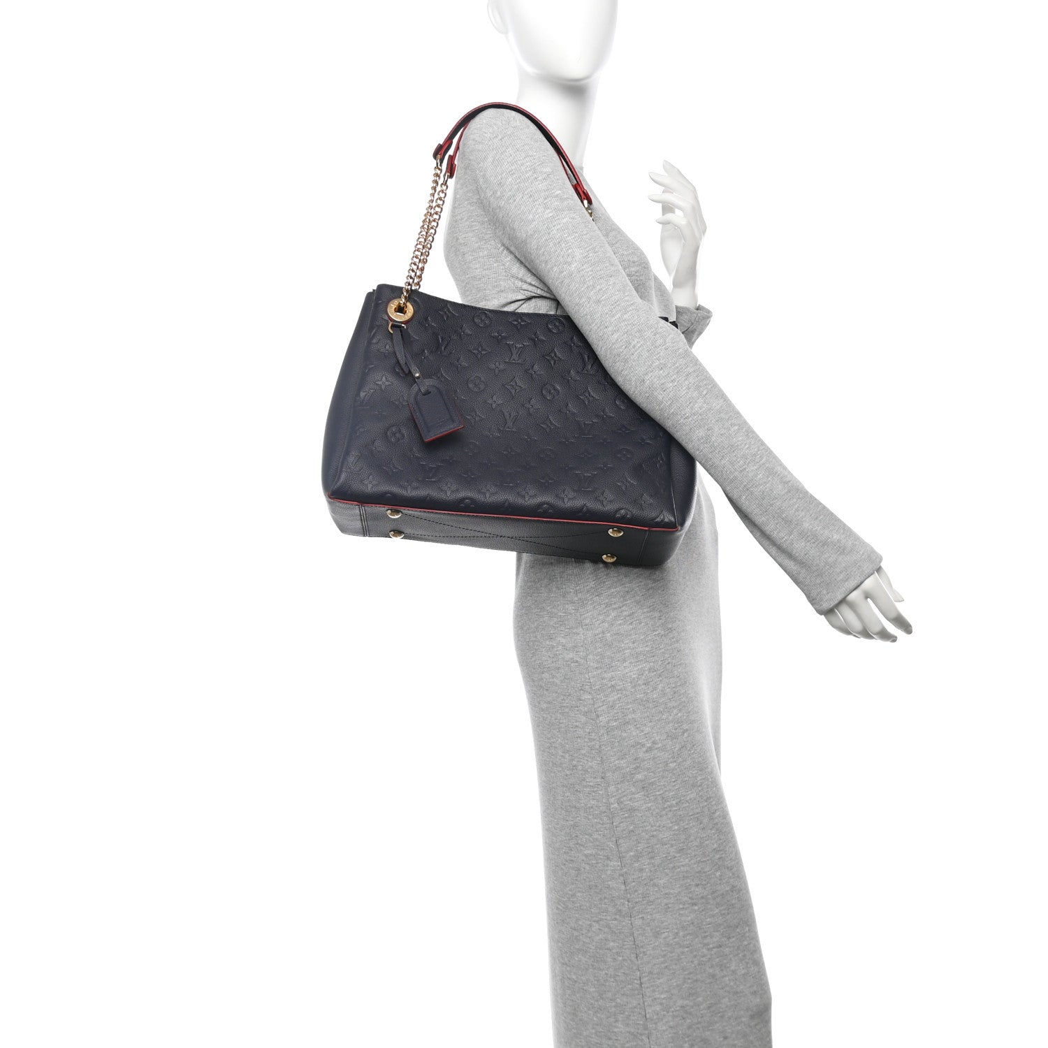 Empreinte Surene MM Marine Rouge