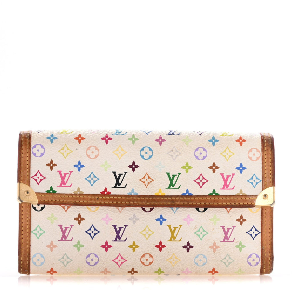 Monogram Multicolor Porte Tresor International Wallet White