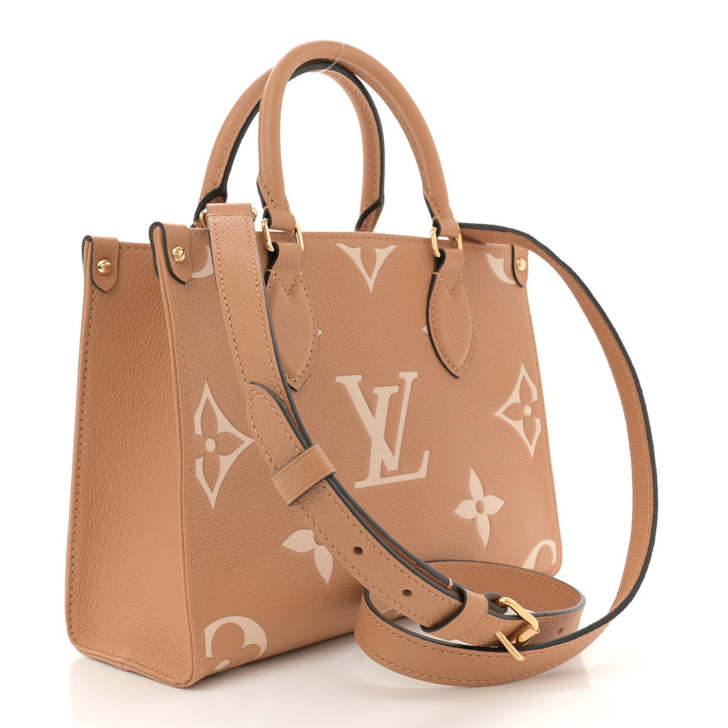 Empreinte Monogram Giant Onthego PM Arizona Creme