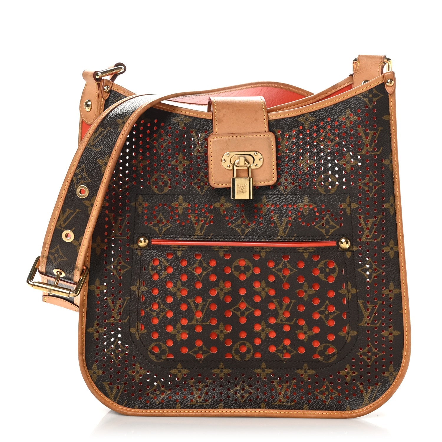Monogram Perforated Musette Orange