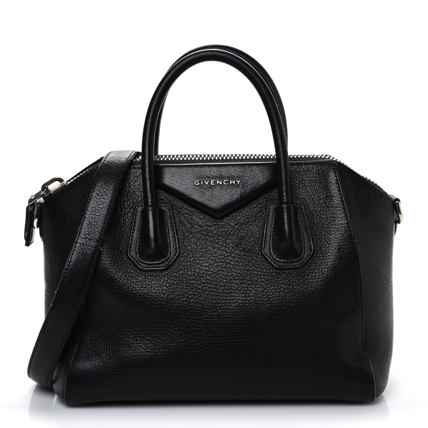 Sugar Goatskin Small Antigona Black