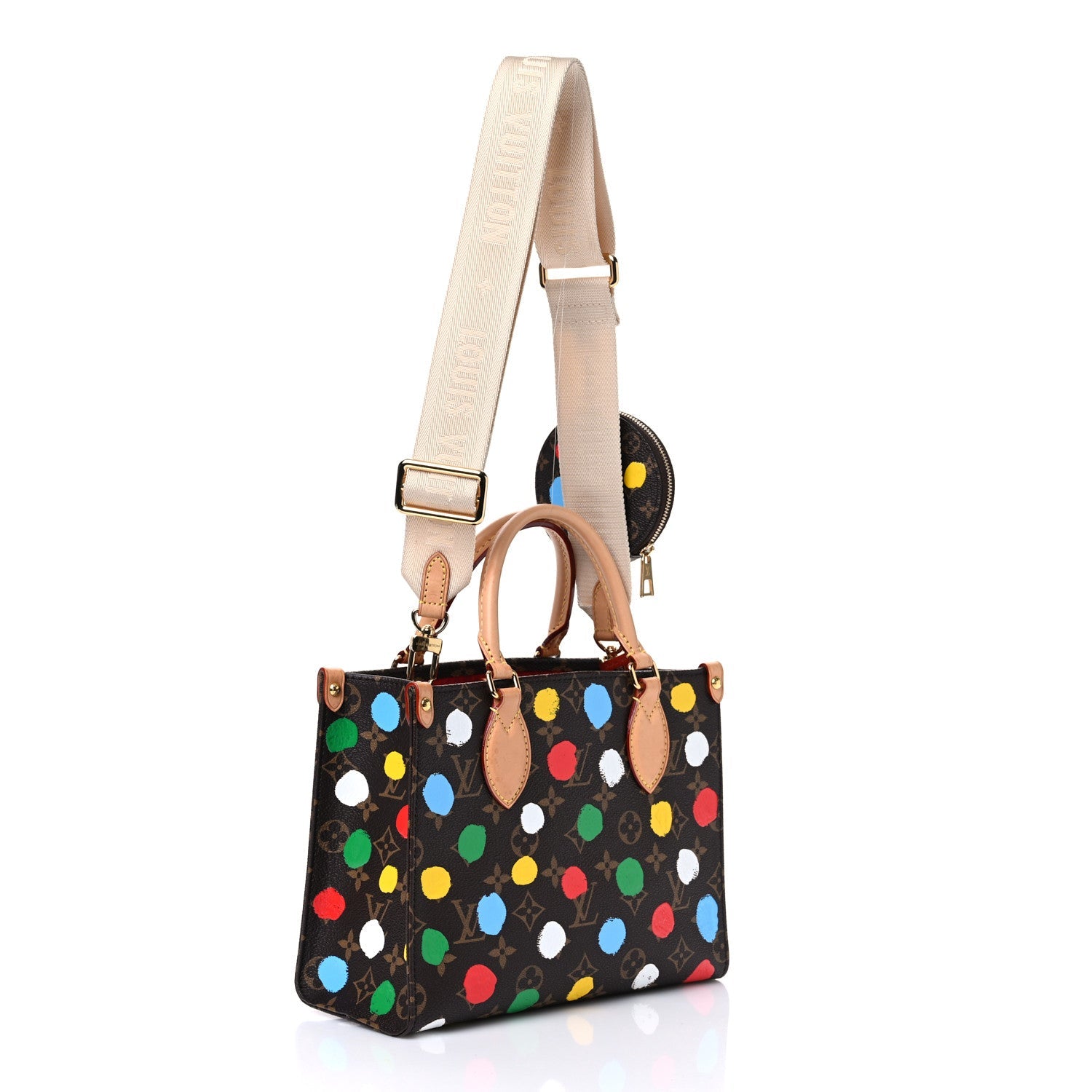 LV X YK Monogram Dots Onthego PM Multicolor