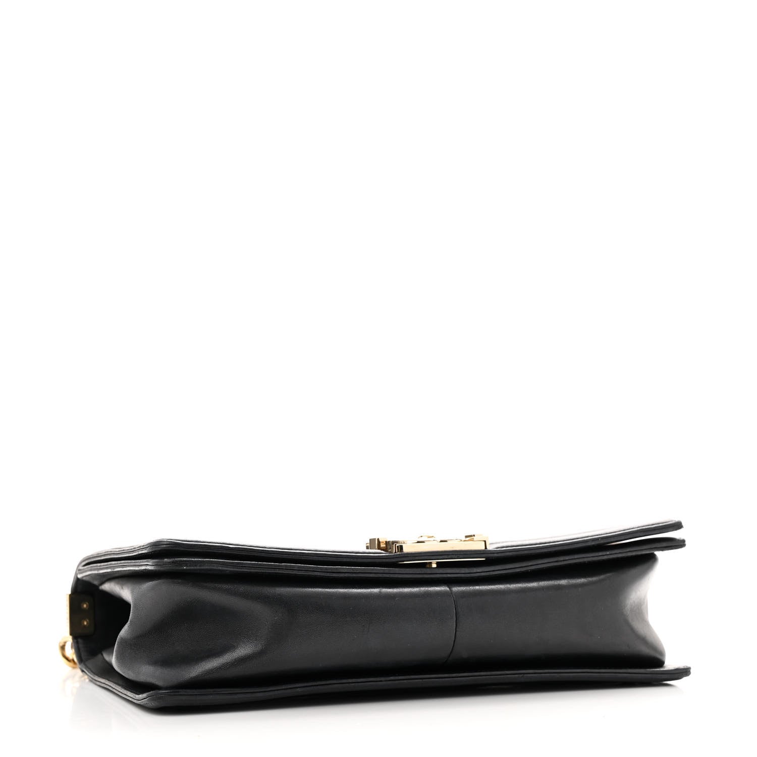 Lambskin Quilted New Medium Boy Flap Black