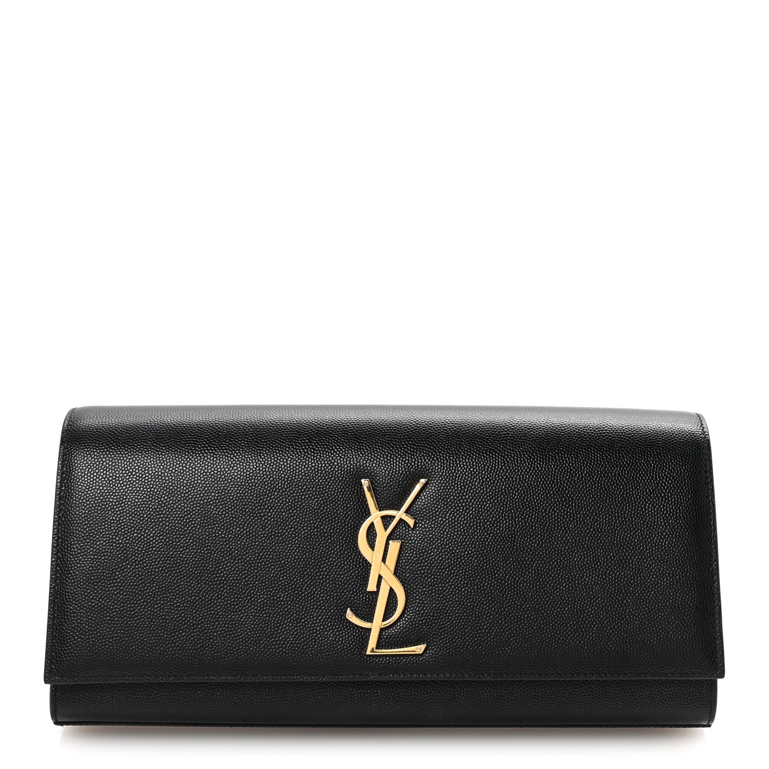 Grain De Poudre Monogram Cassandre Clutch Black