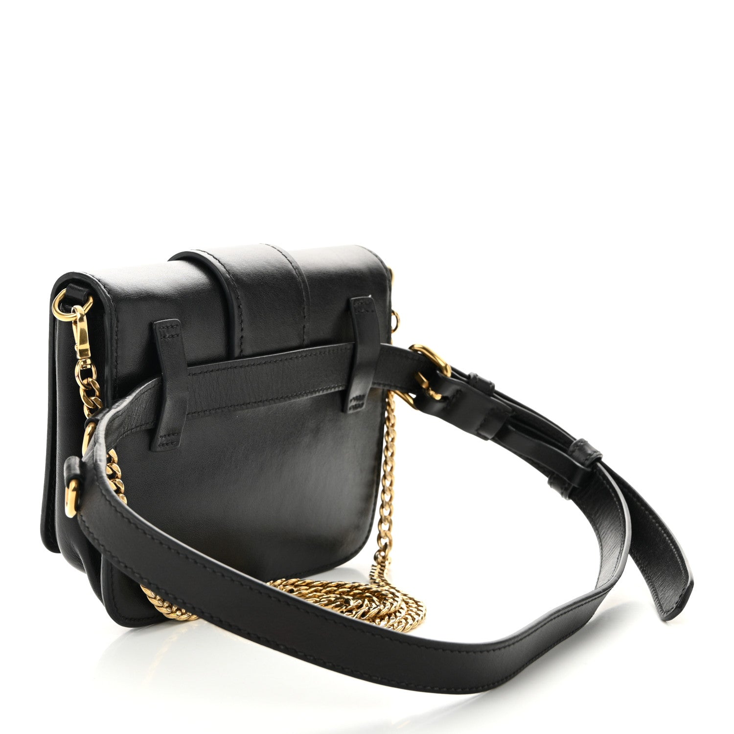 City Calf Cahier Belt Bag Black