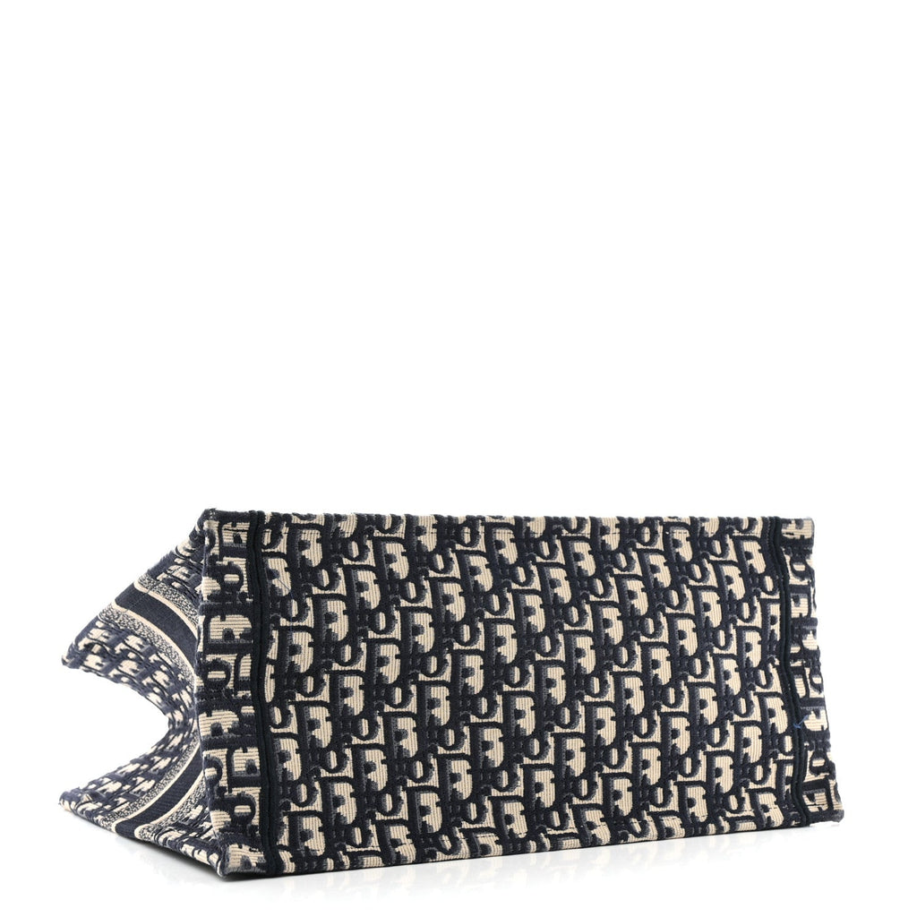 Oblique Medium Book Tote Blue Multicolor