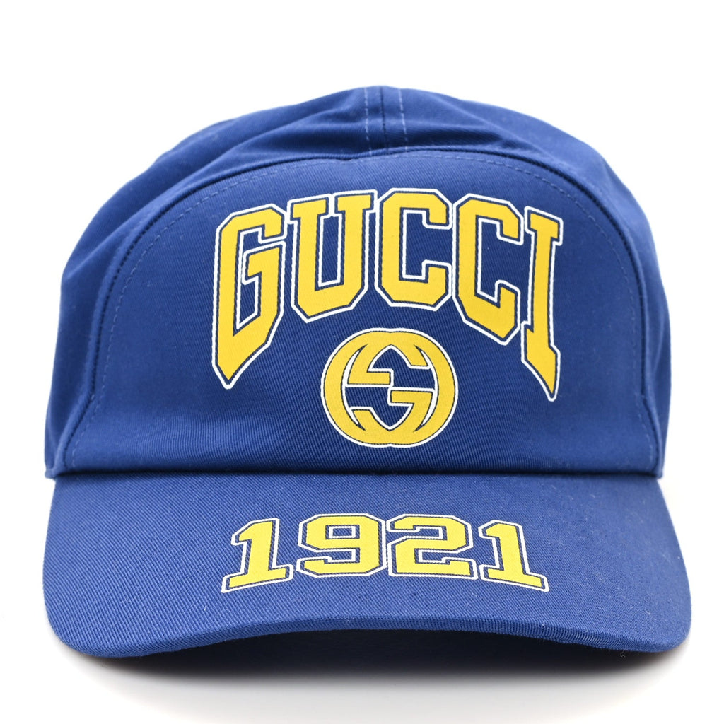 Cotton Interlocking G 1921 Baseball Hat L Blue
