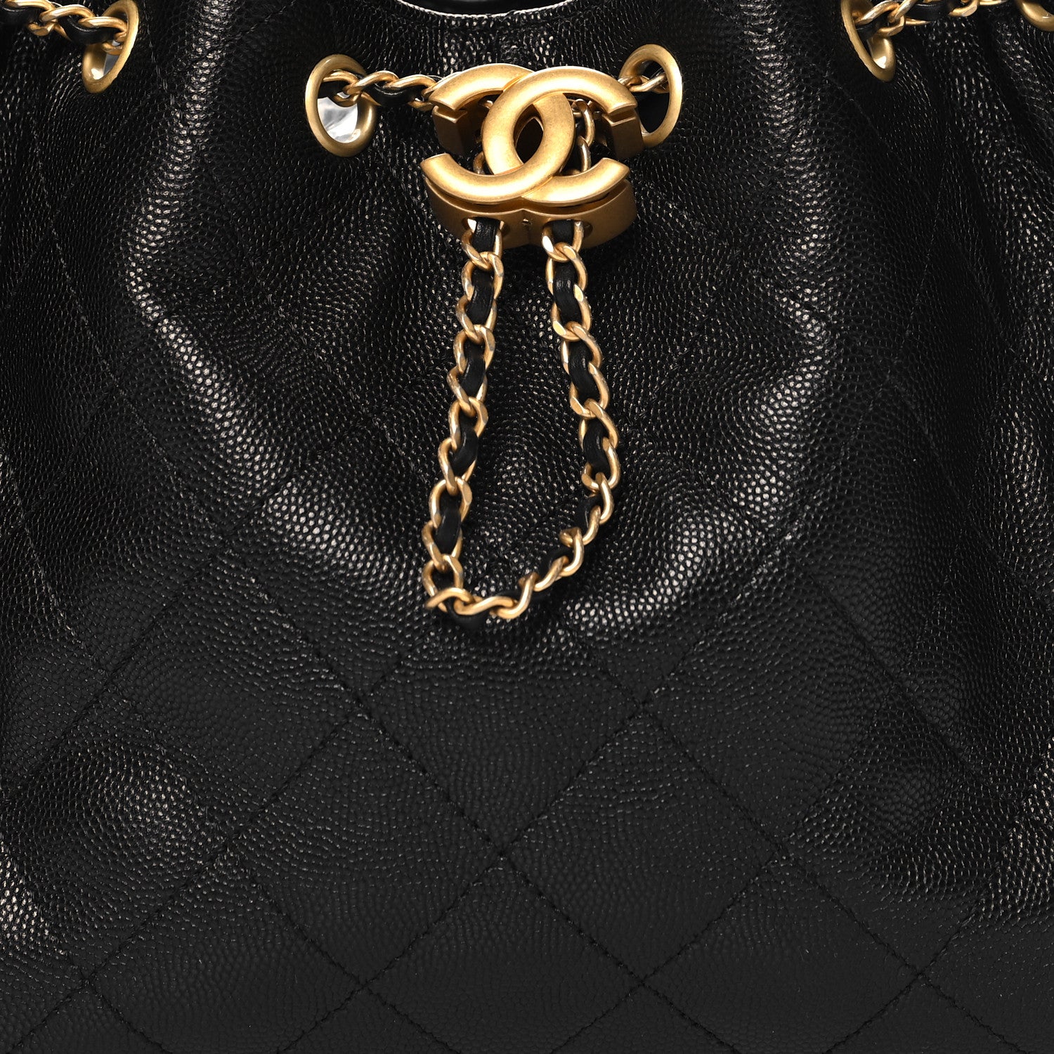 Caviar Quilted Small Chanel 25 Handbag Black