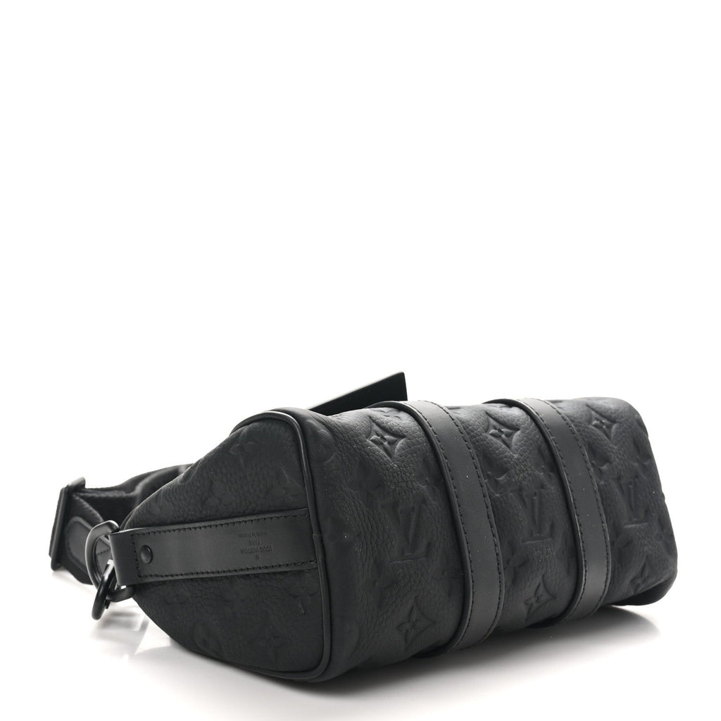 Monogram Taurillon Keepall Bandouliere 25 Black