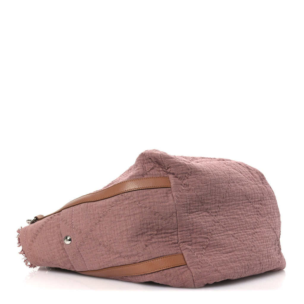 Canvas Small Double Face Shopping Tote Pink