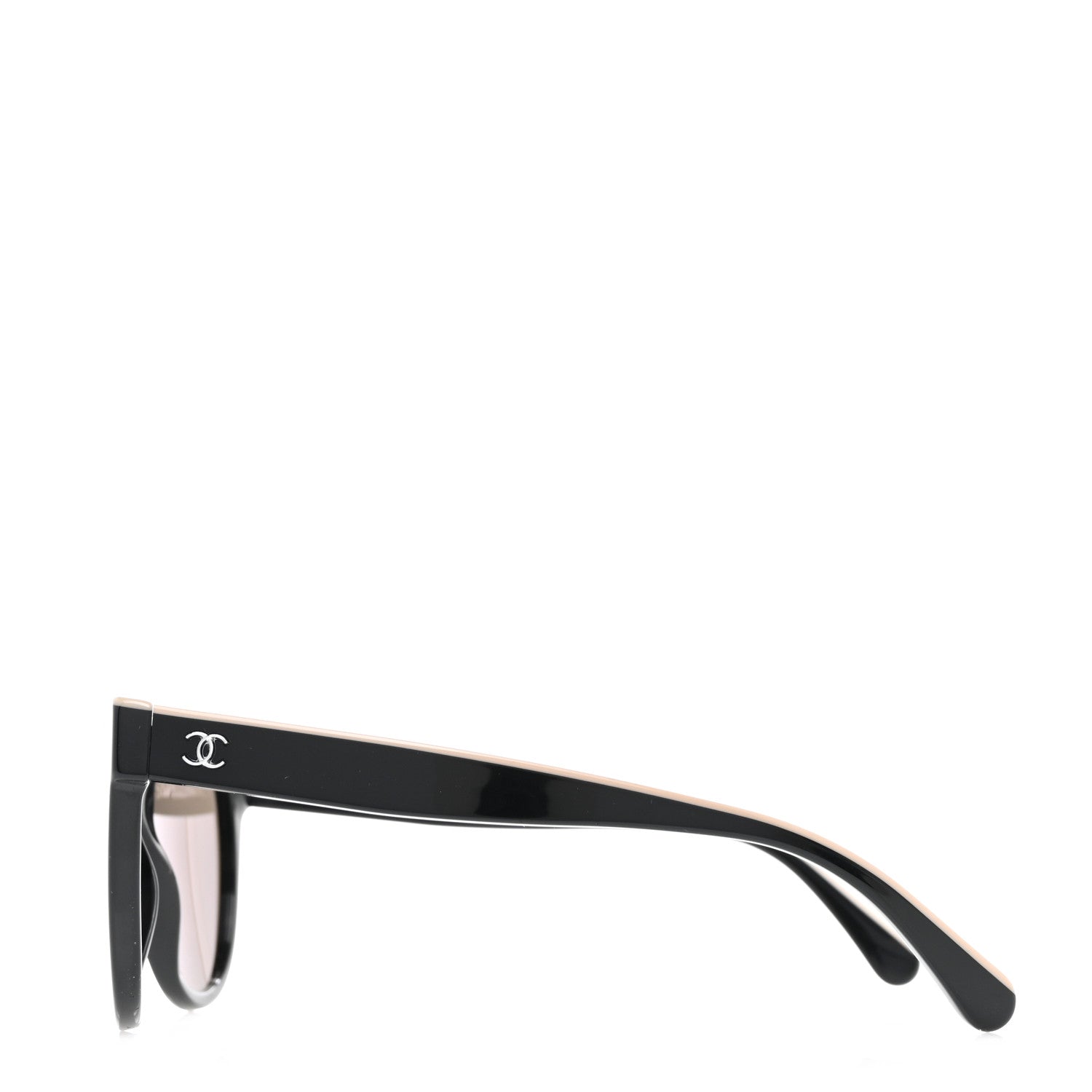Acetate CC Butterfly Sunglasses 5414 Black Beige