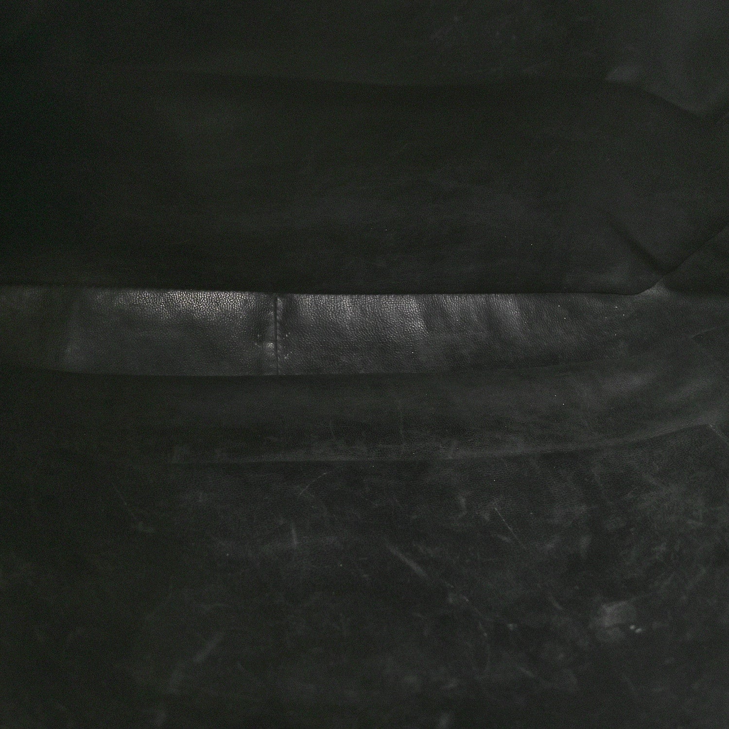 Lambskin Quilted CC Shopping Tote  Tote Black