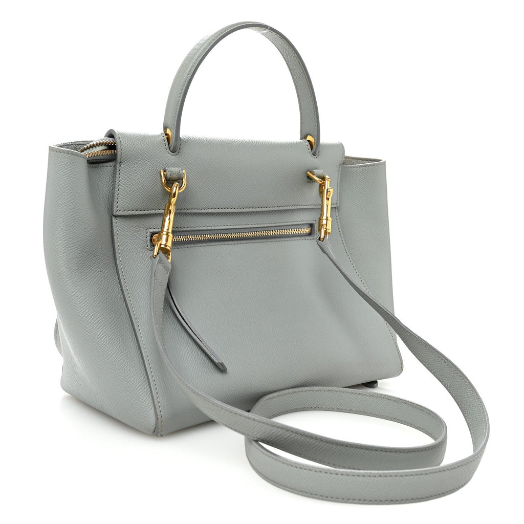 Grained Calfskin Mini Belt Bag Cloud