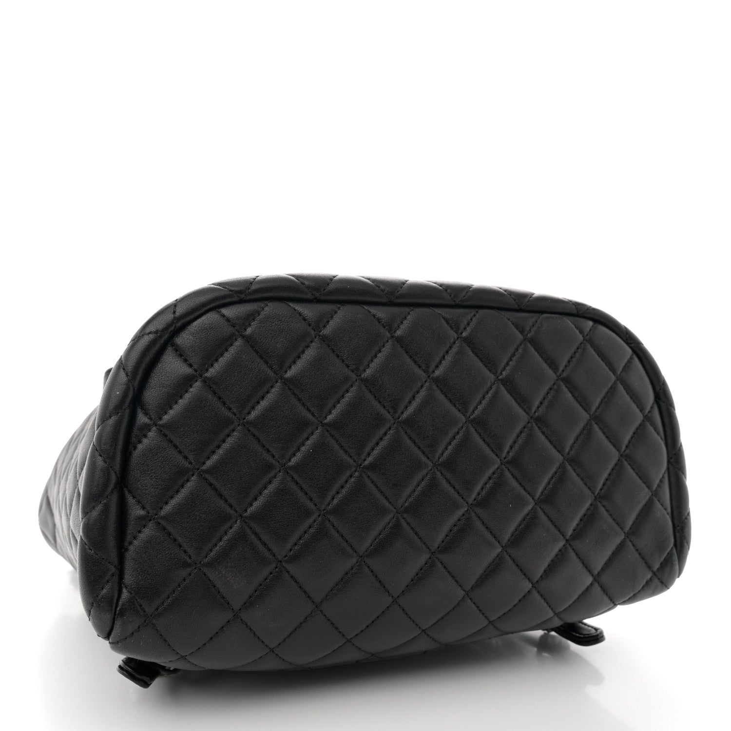 Lambskin Quilted Large Urban Spirit Backpack Black
