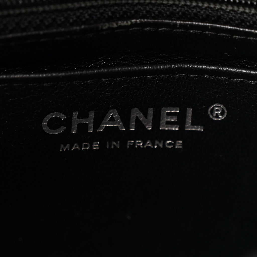 Caviar Quilted Mini Square Flap Black