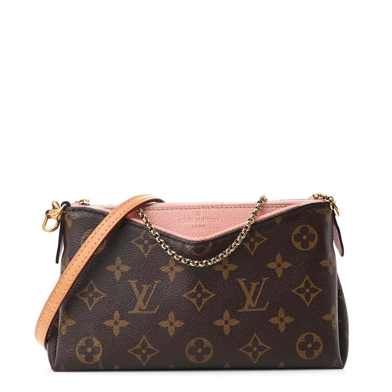 Monogram Pallas Clutch Rose Poudre