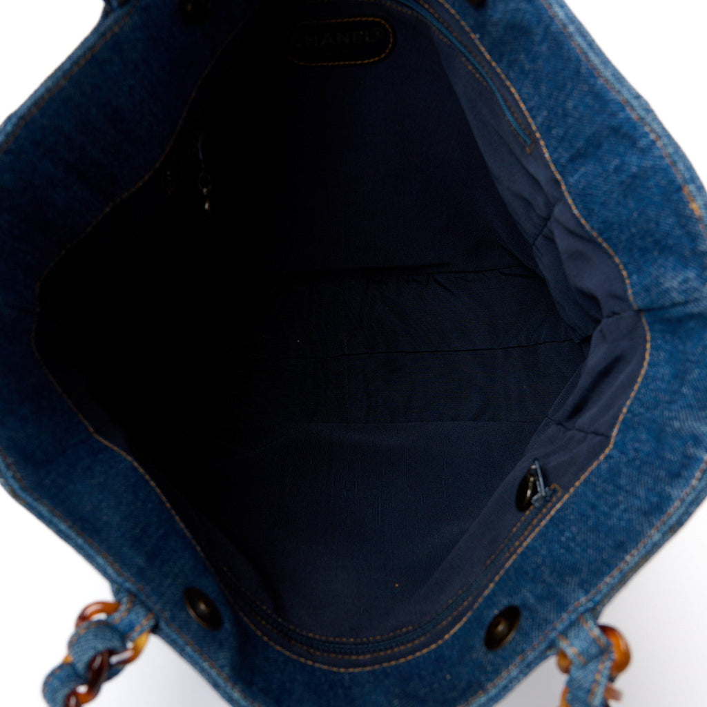 Denim Tortoise Timeless CC Tote Blue