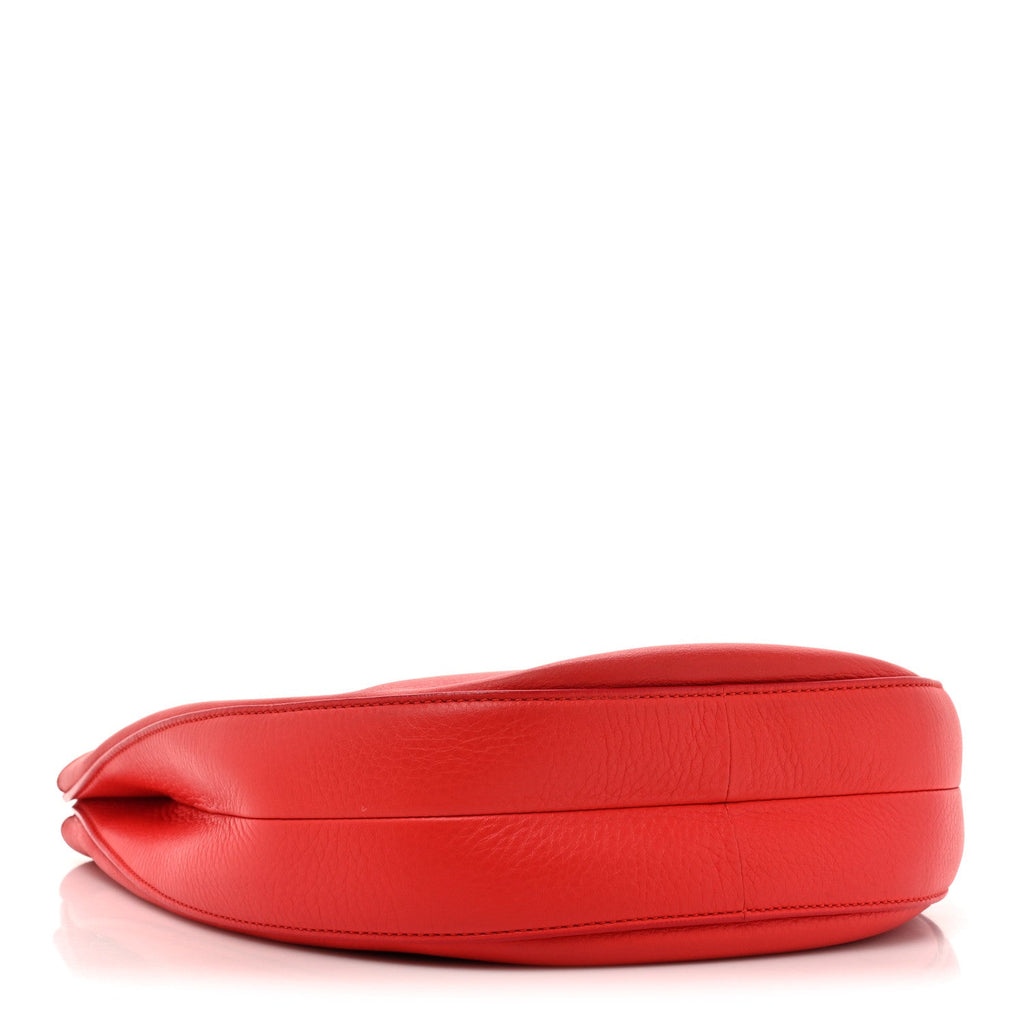Natural Calfskin Hobo Red