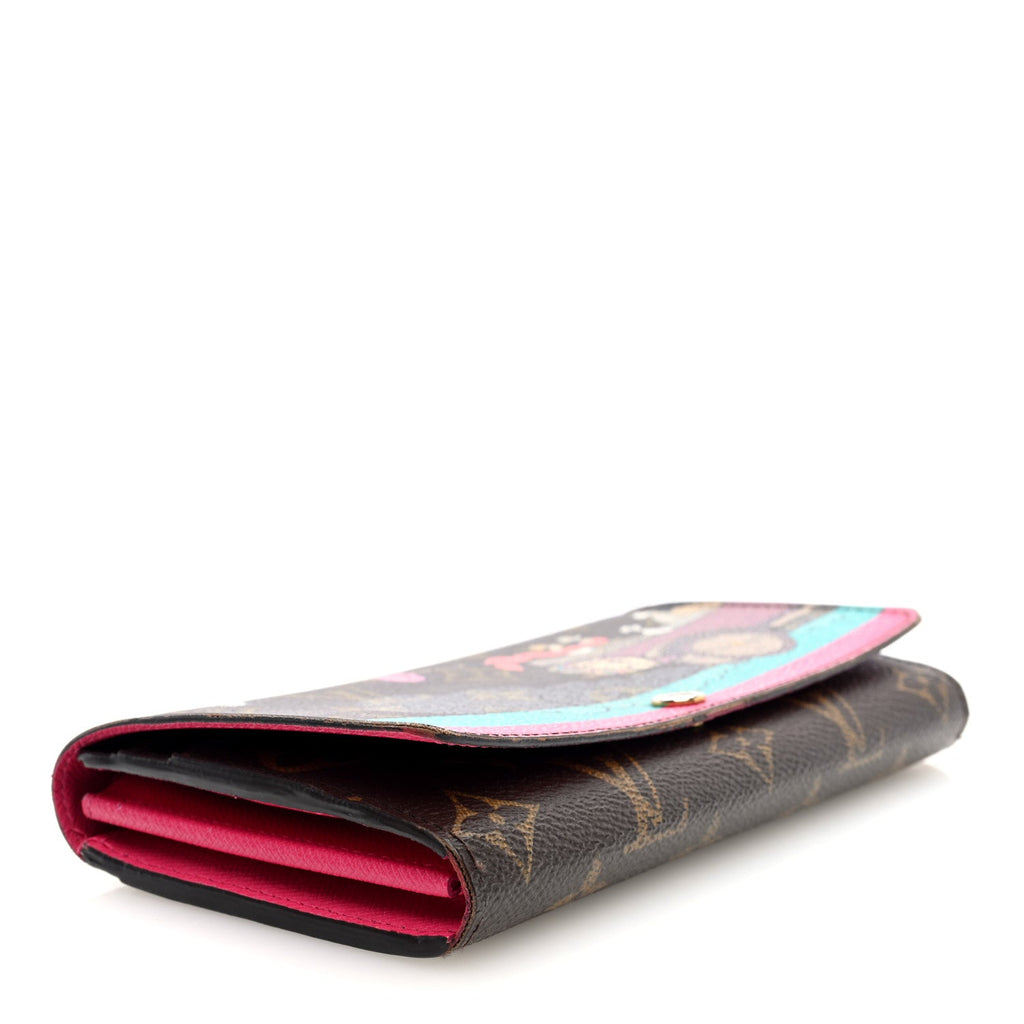 Monogram 2015 Christmas Animation Sarah Wallet Hibiscus