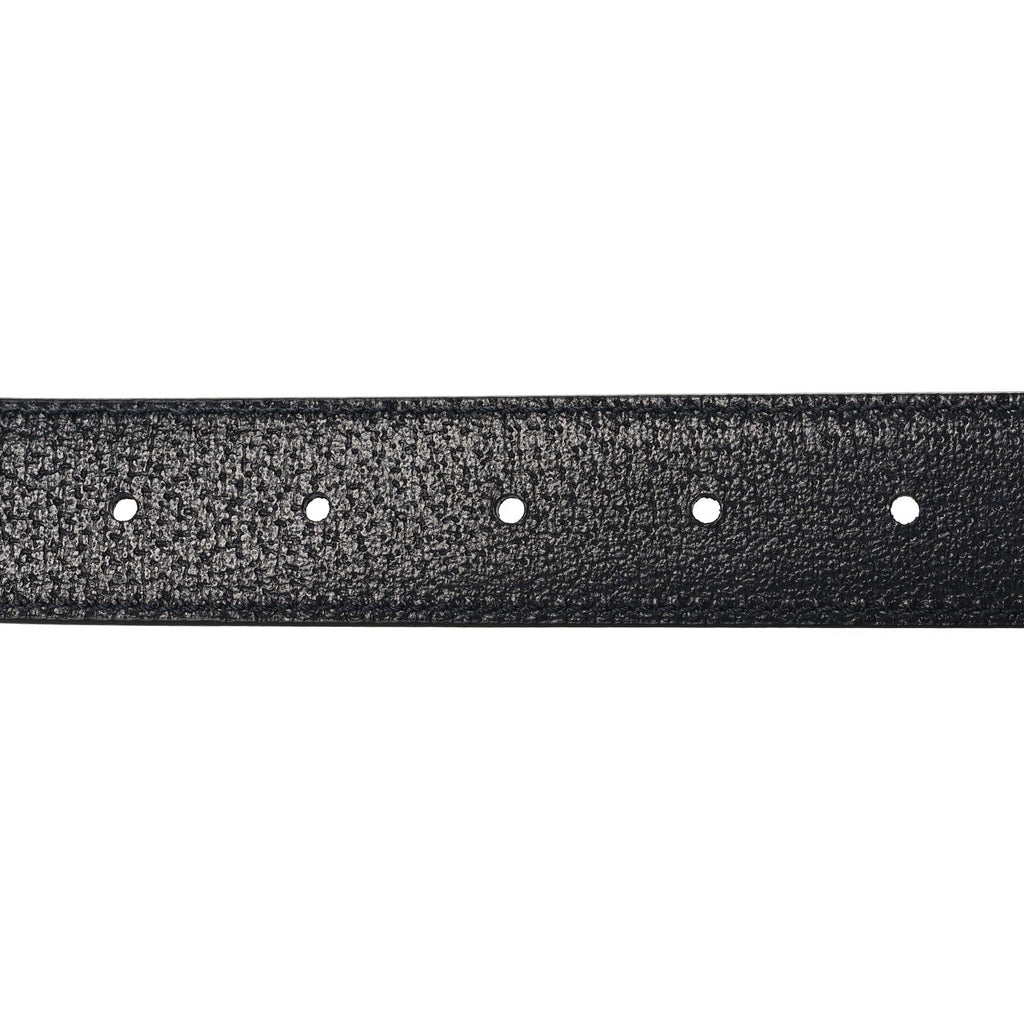 Textured Dollar Calfskin Ciny Calf Lux Squared Interlocking G 30mm Reversible Belt 110 44 Black
