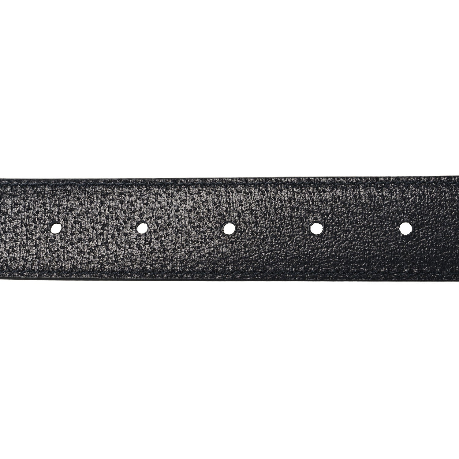 Textured Dollar Calfskin Ciny Calf Lux Squared Interlocking G 30mm Reversible Belt 110 44 Black
