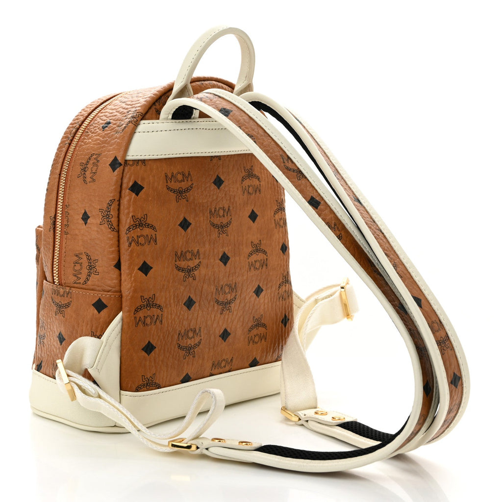 Visetos Mini Stark Backpack Cognac White