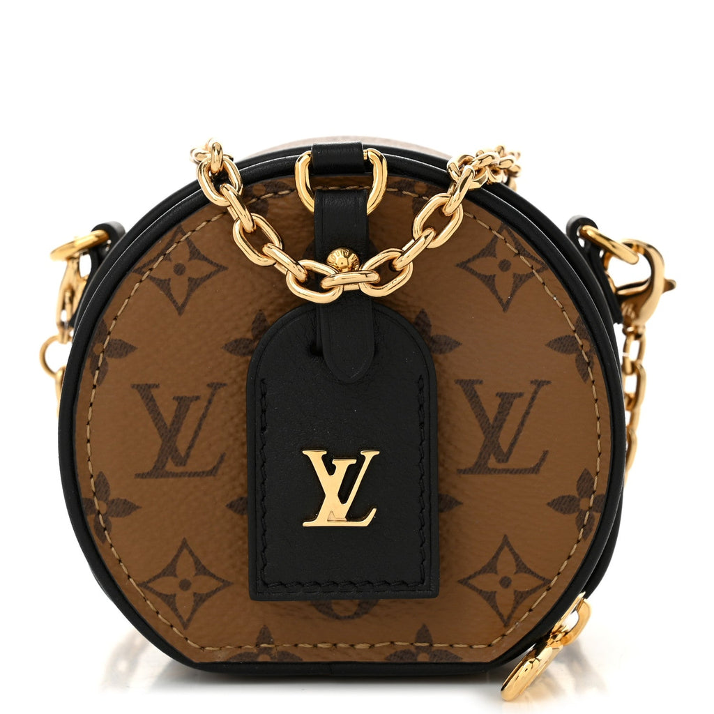 Reverse Monogram Boite Chapeau Necklace