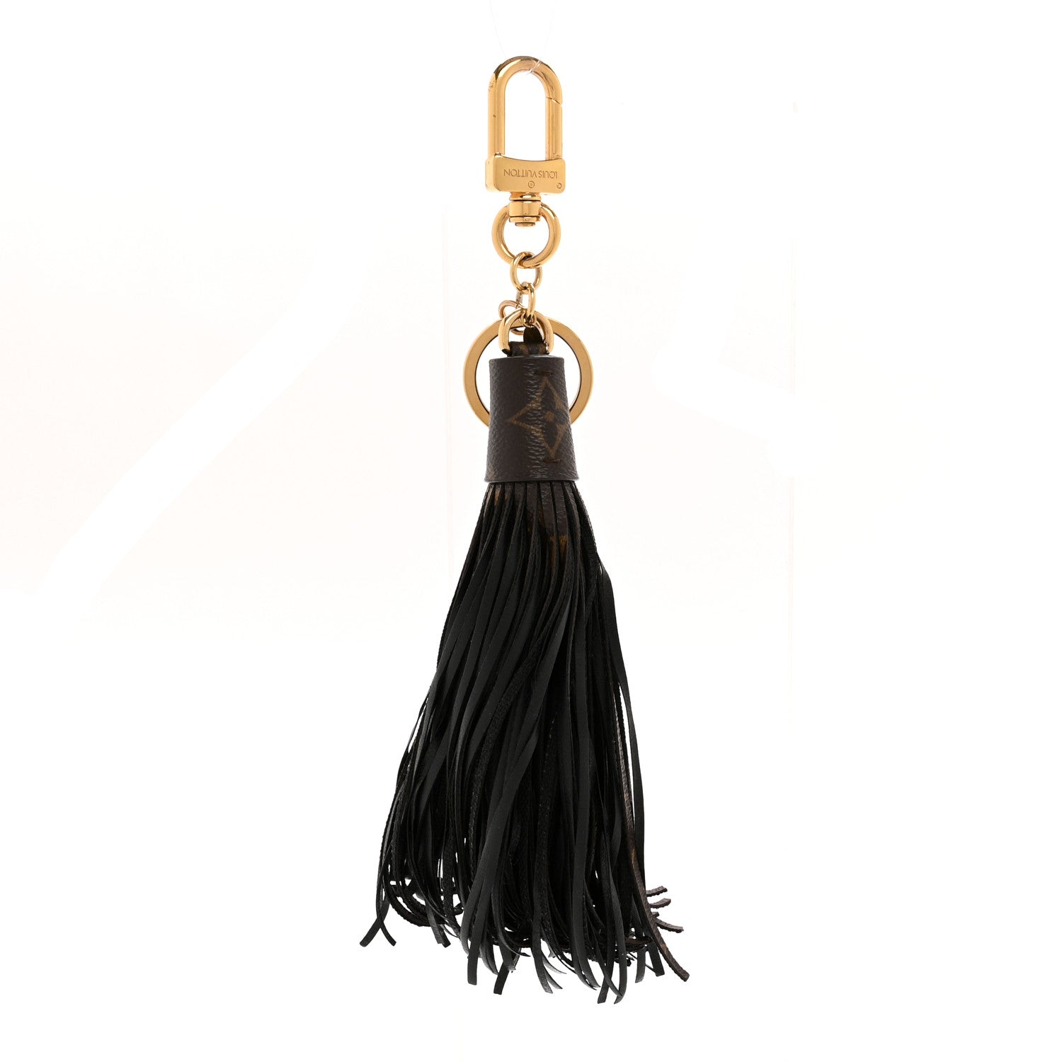 Monogram Tassel Bag Charm