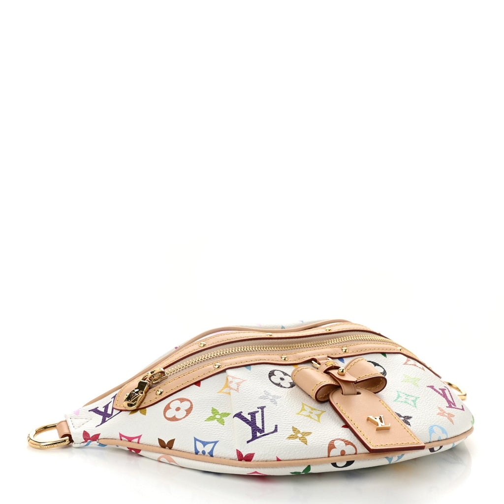 LV X TM Monogram Multicolor High Rise Bumbag White