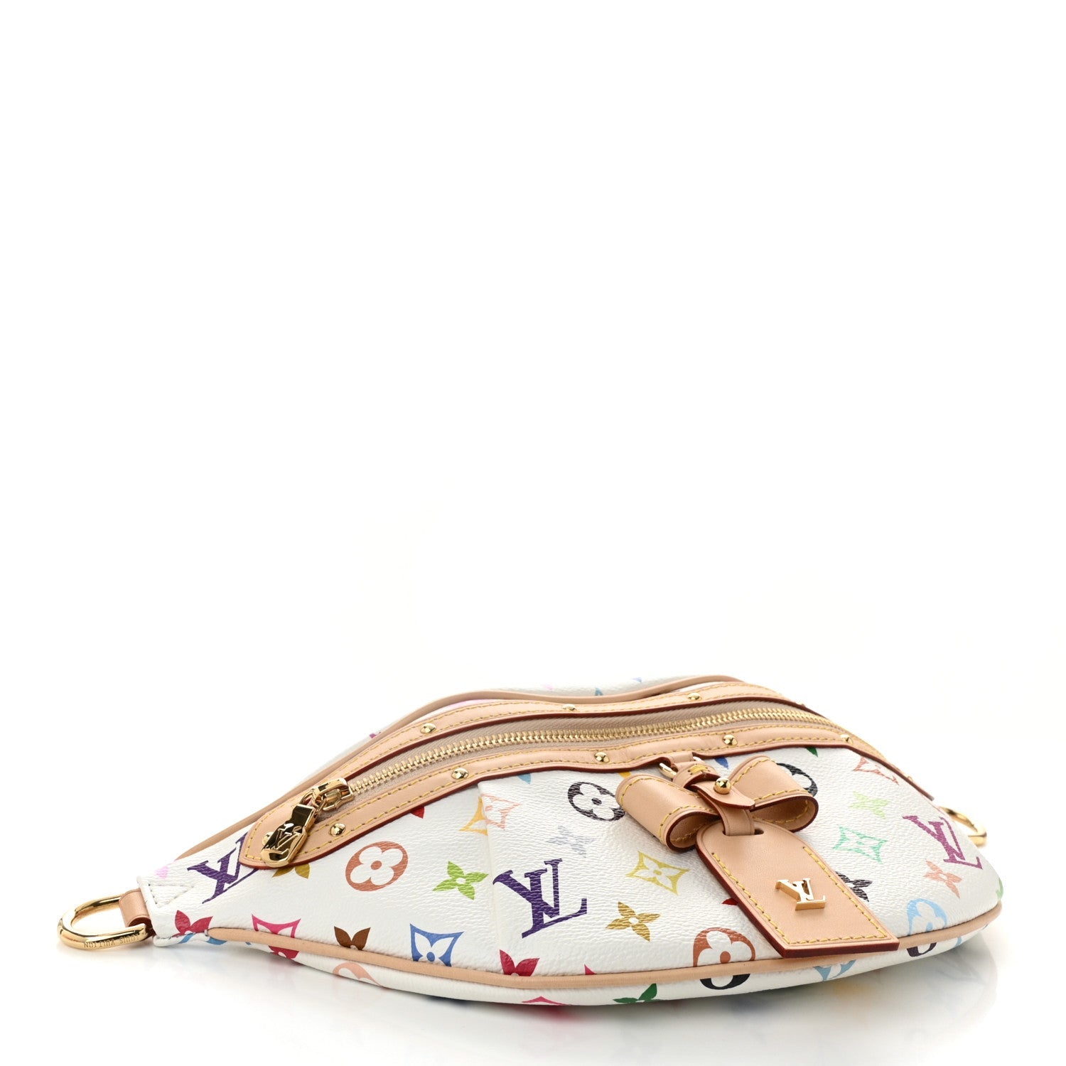 LV X TM Monogram Multicolor High Rise Bumbag White