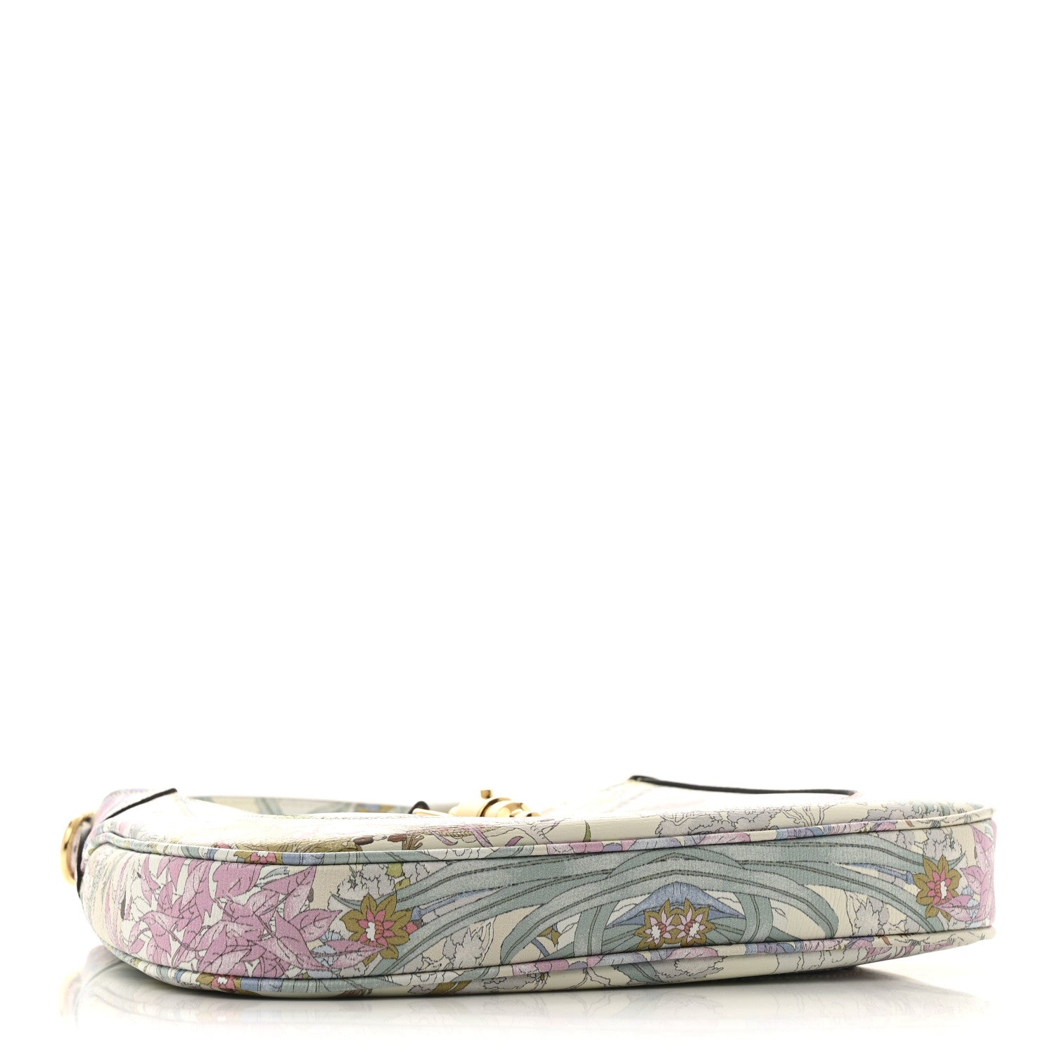 New Shangai Calfskin Tiger Savanah Small Jackie 1961 Hobo Chalky White Multicolor