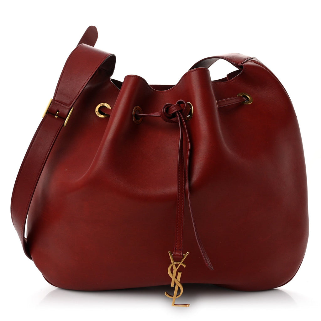 Smooth Calfskin Paris VII Large Flat Hobo Red