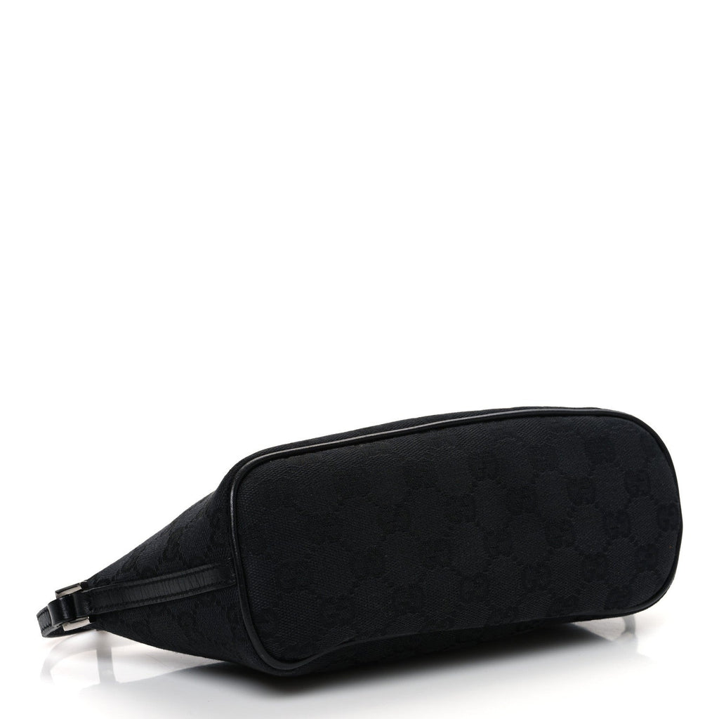 Denim Monogram Boat Pochette Black
