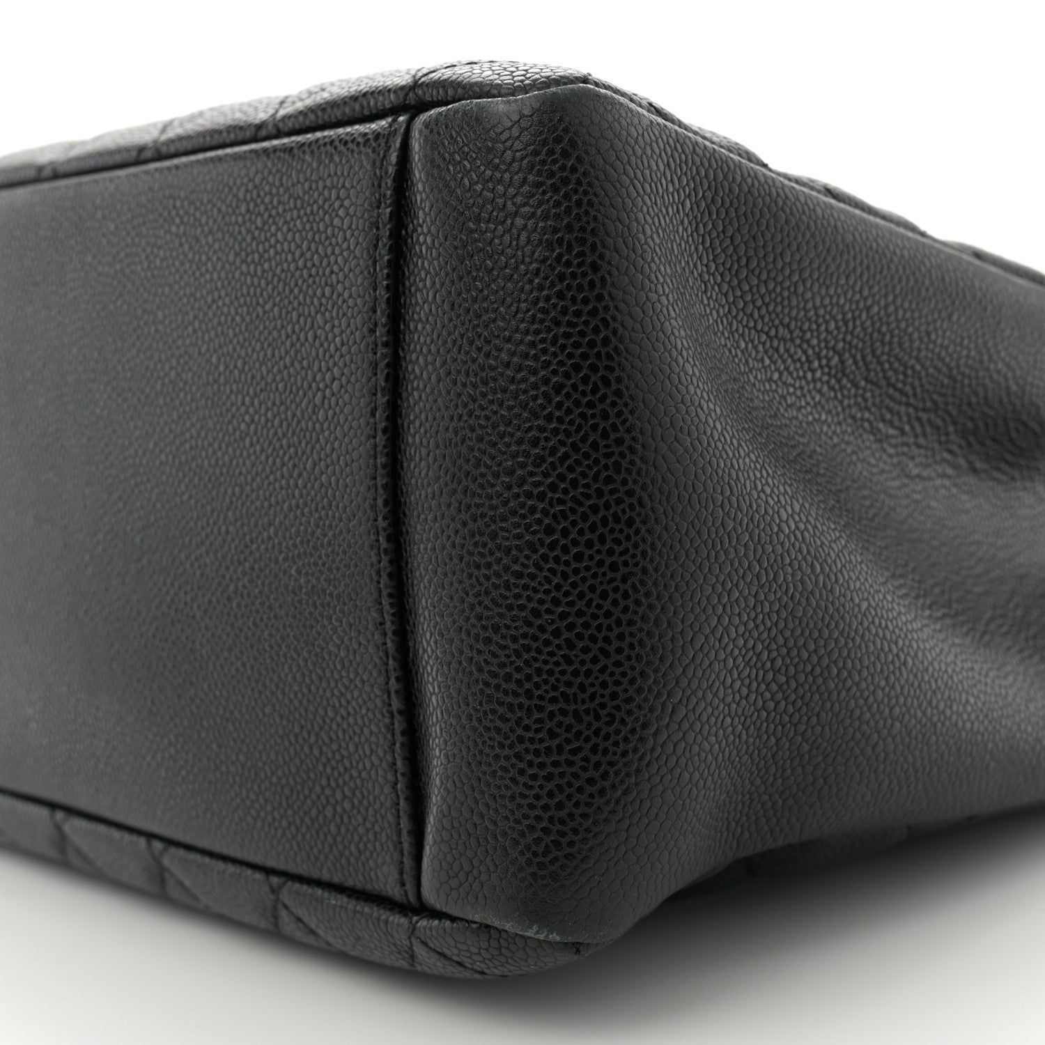 Caviar Quilted Grand Shopping Tote GST Black