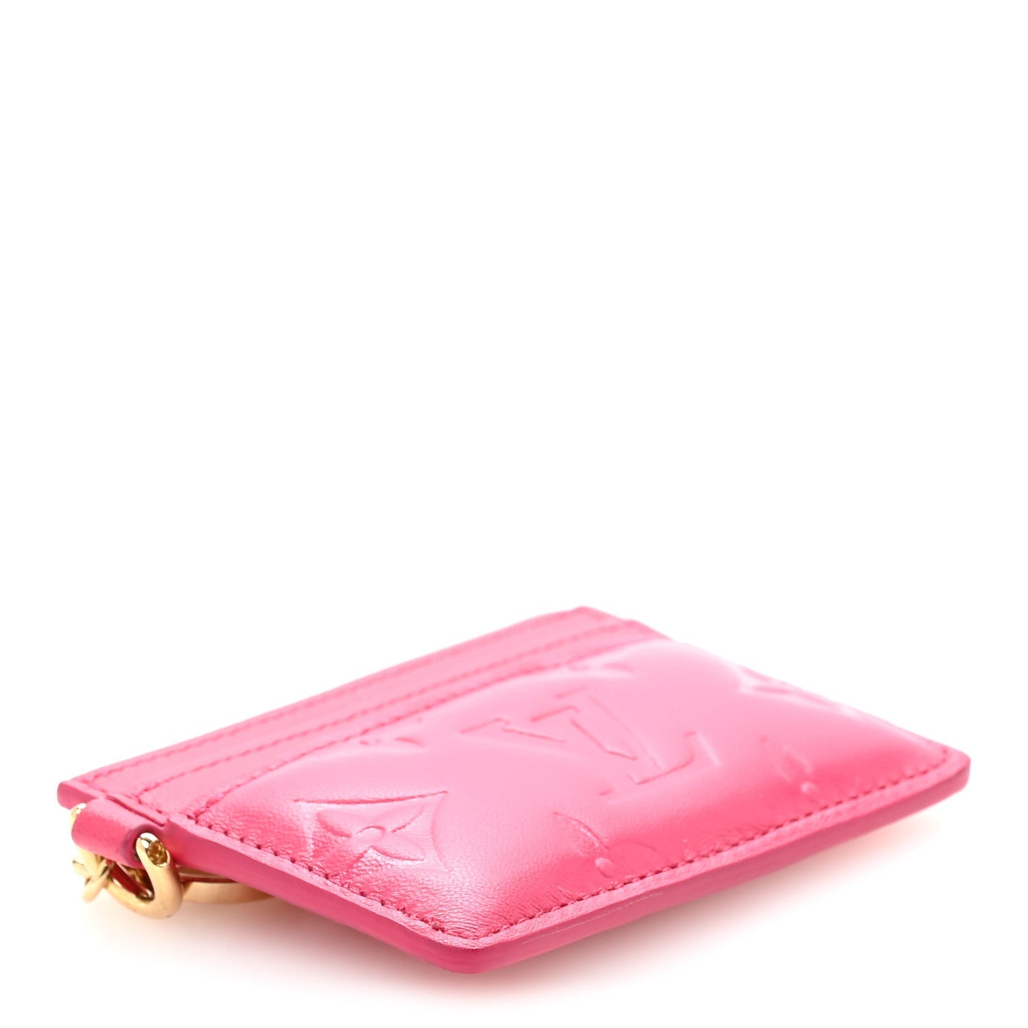 Lambskin Embossed Monogram Coussin  Holder Bougainvillier