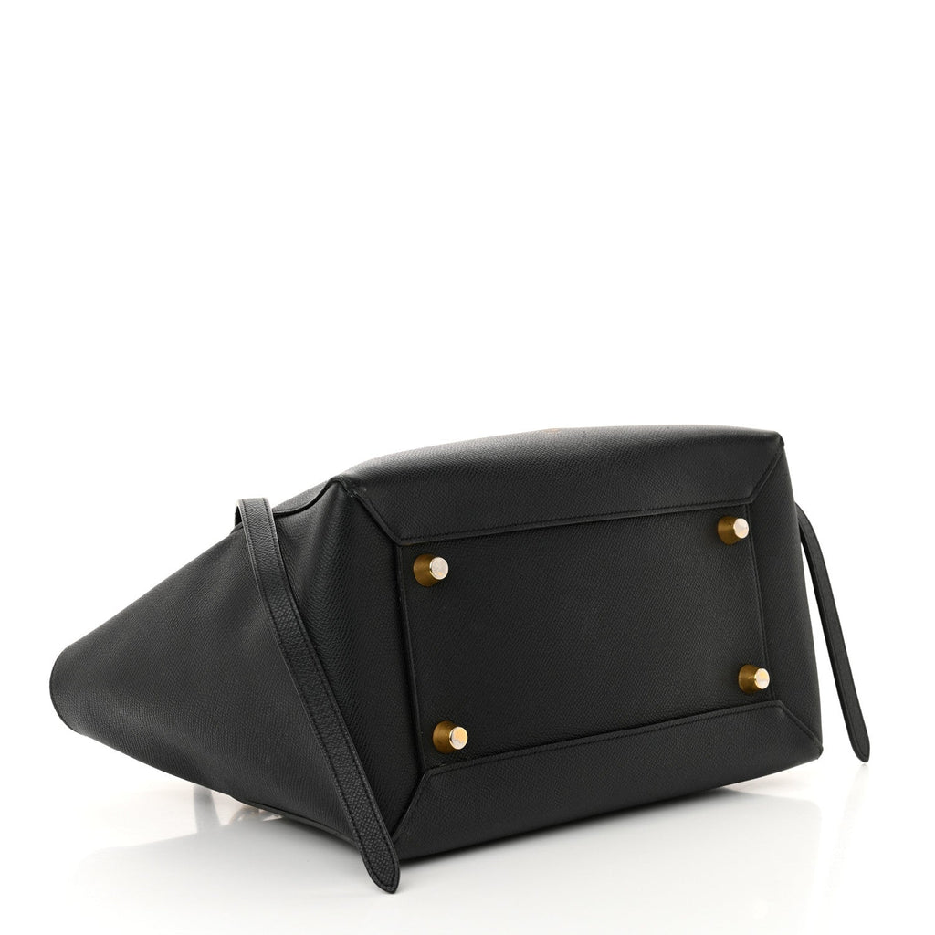 Grained Calfskin Mini Belt Bag Navy