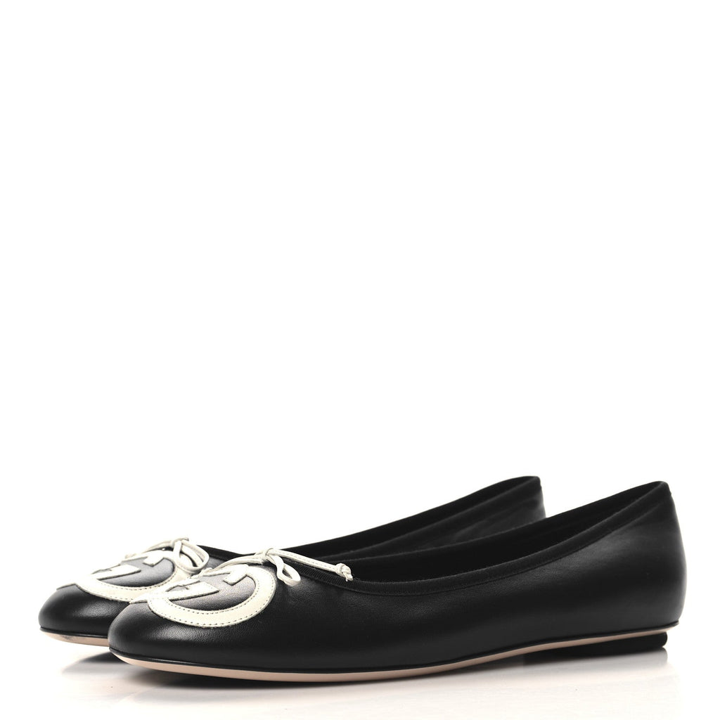 Malaga Kid Jarret Ballet Flats 37.5 Black White