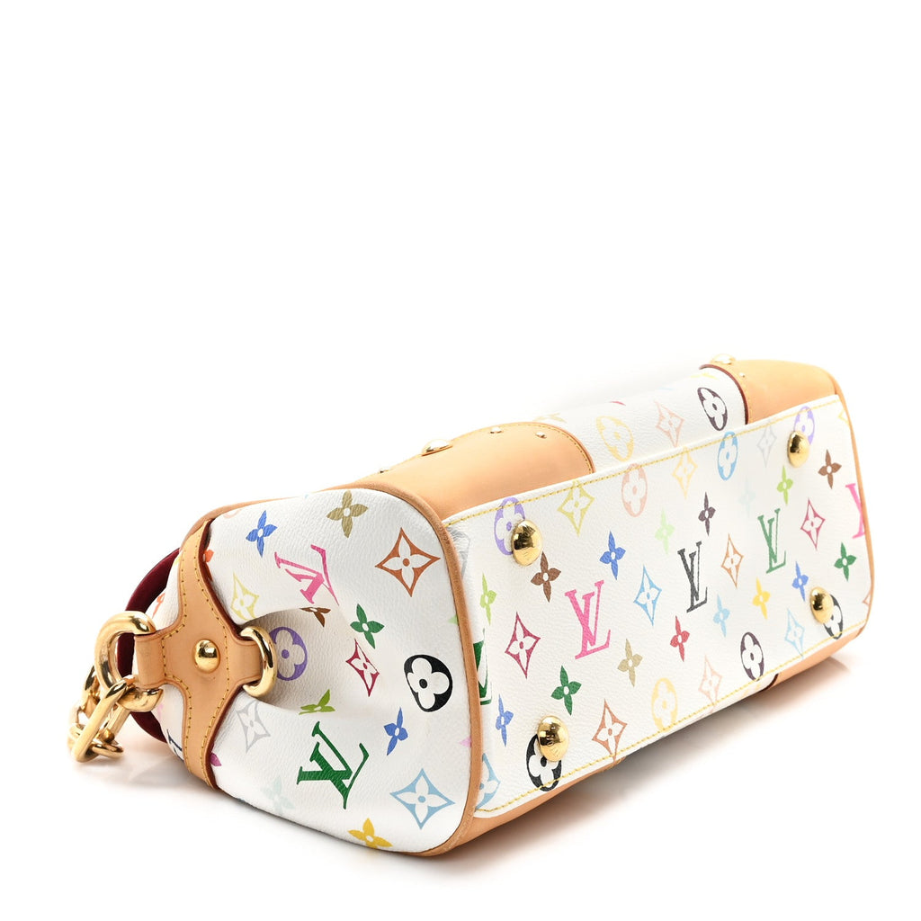 Monogram Multicolor Beverly MM White