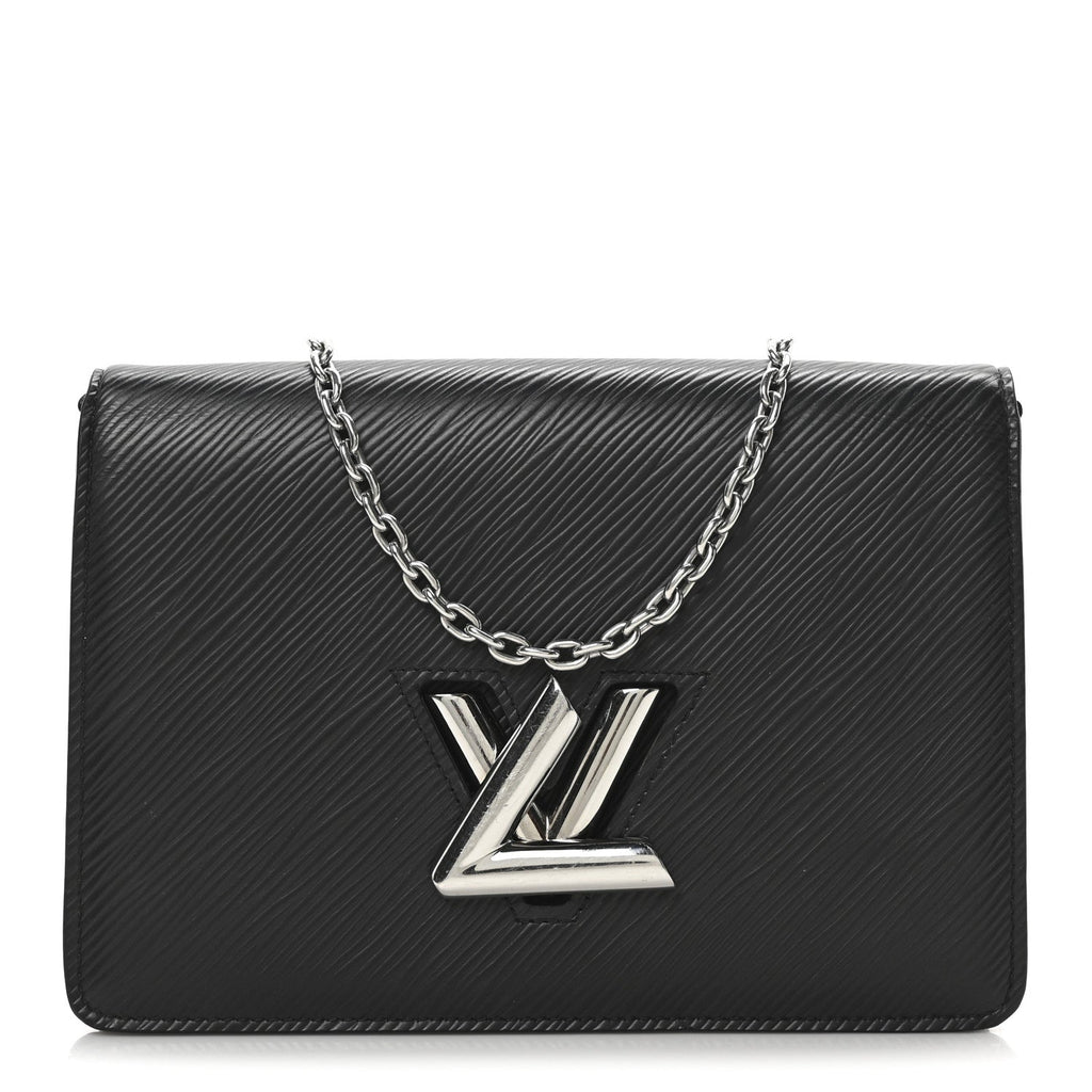 Epi Twist Chain Wallet Black