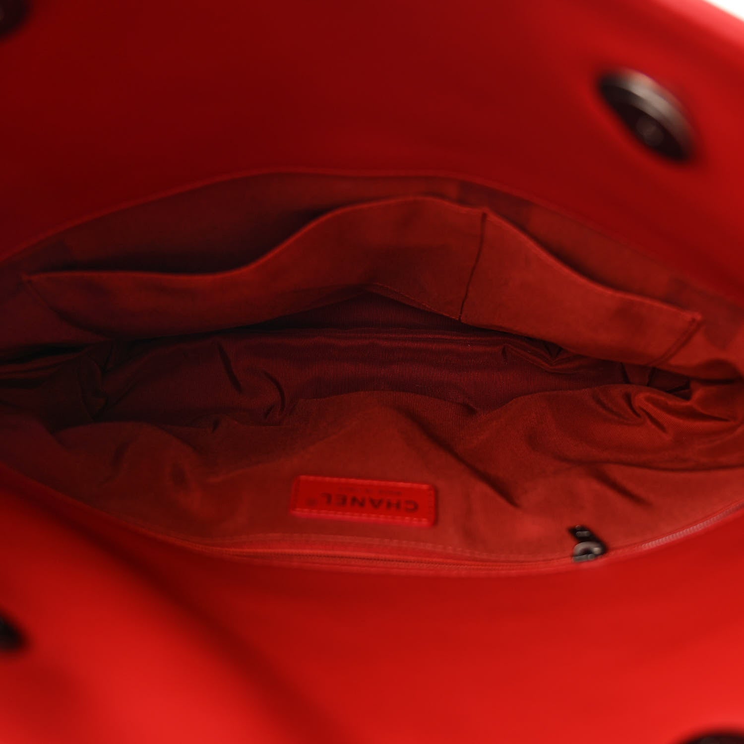 Lambskin Quilted Urban Delight Tote Red