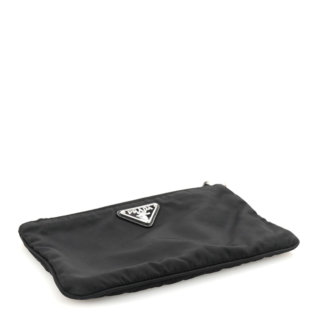 Tessuto Nylon Vela Wristlet Black