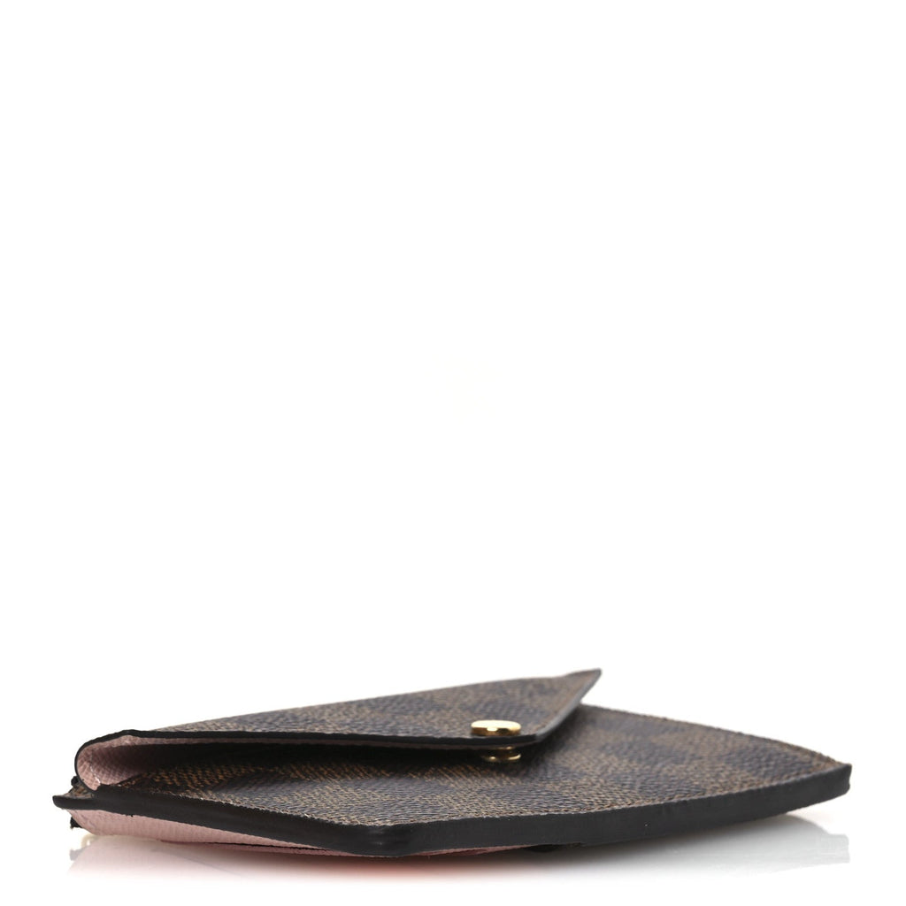 Damier Ebene Recto Verso  Holder Rose Ballerine