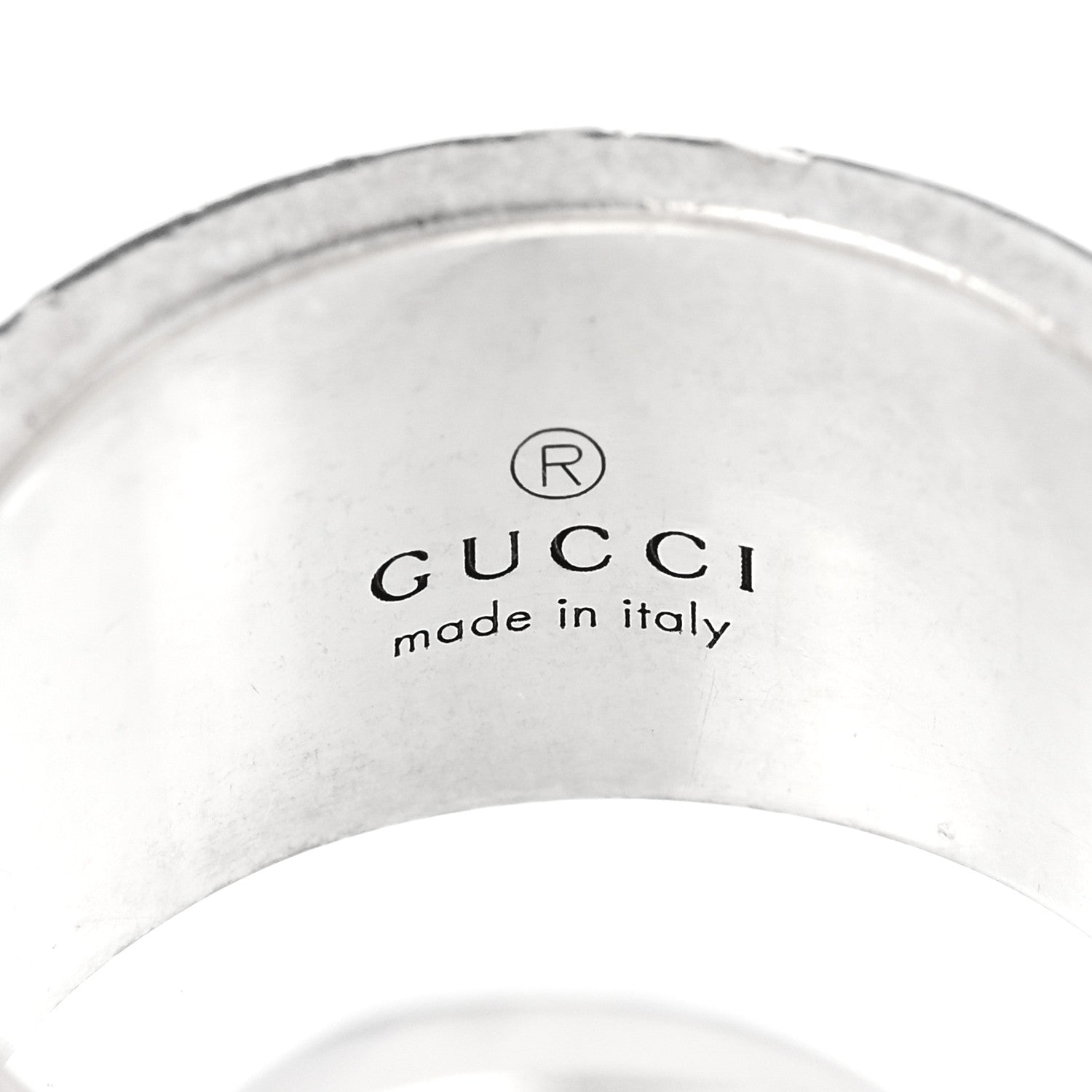 Sterling Silver Grey Diamond GucciGhost Ghost Ring 54 7